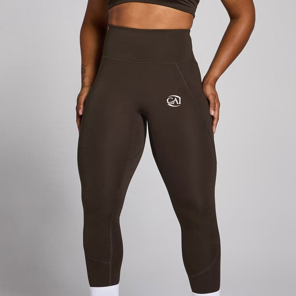 Graphic Training Leggings – Coffee